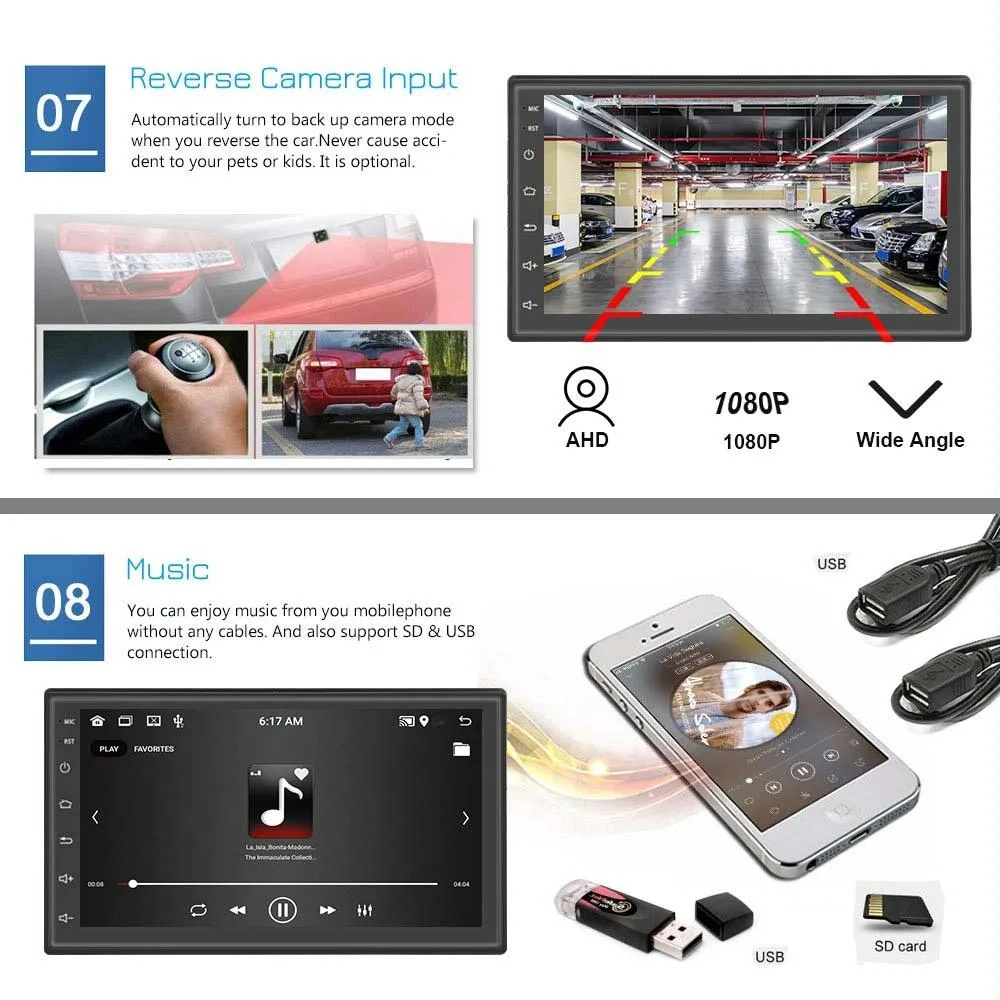 10 Inch Android Car Navigation Player   Ahd Camera - Wifi 2   32G Central Control