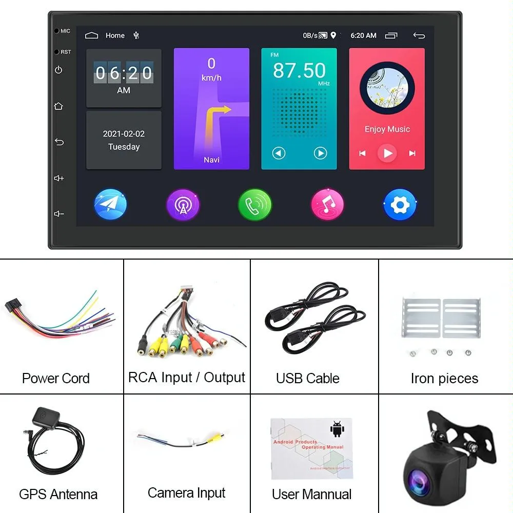 10 Inch Android Car Navigation Player   Ahd Camera - Wifi 2   32G Central Control