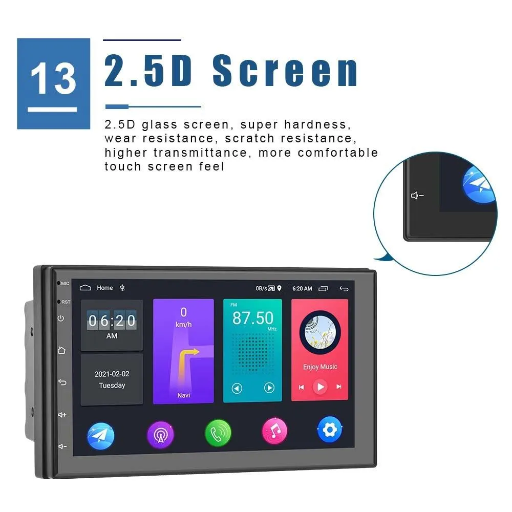 10 Inch Android Wifi Car Navigation Player 2   32G Reversing Video Standard   4Lights Camera