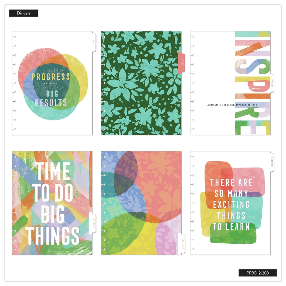 2024 Happy Teacher Happy Planner - Big Teacher Layout - 12 Months