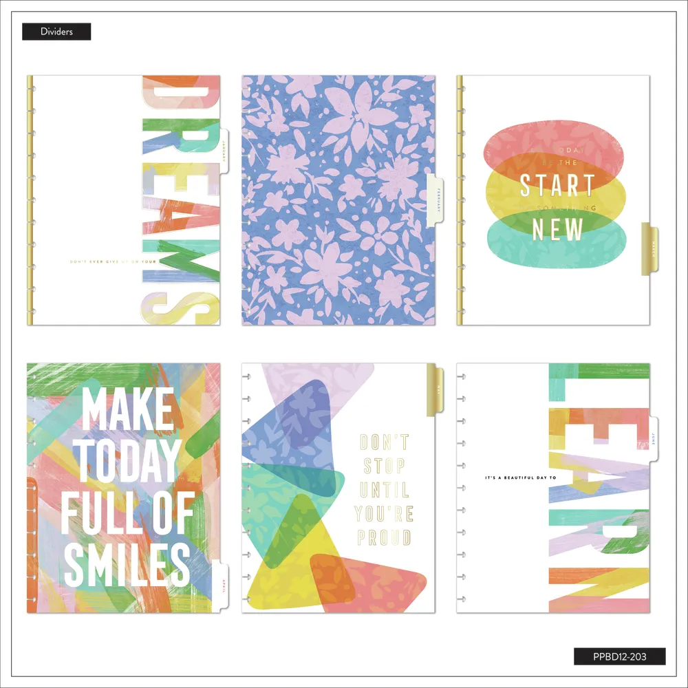 2024 Happy Teacher Happy Planner - Big Teacher Layout - 12 Months
