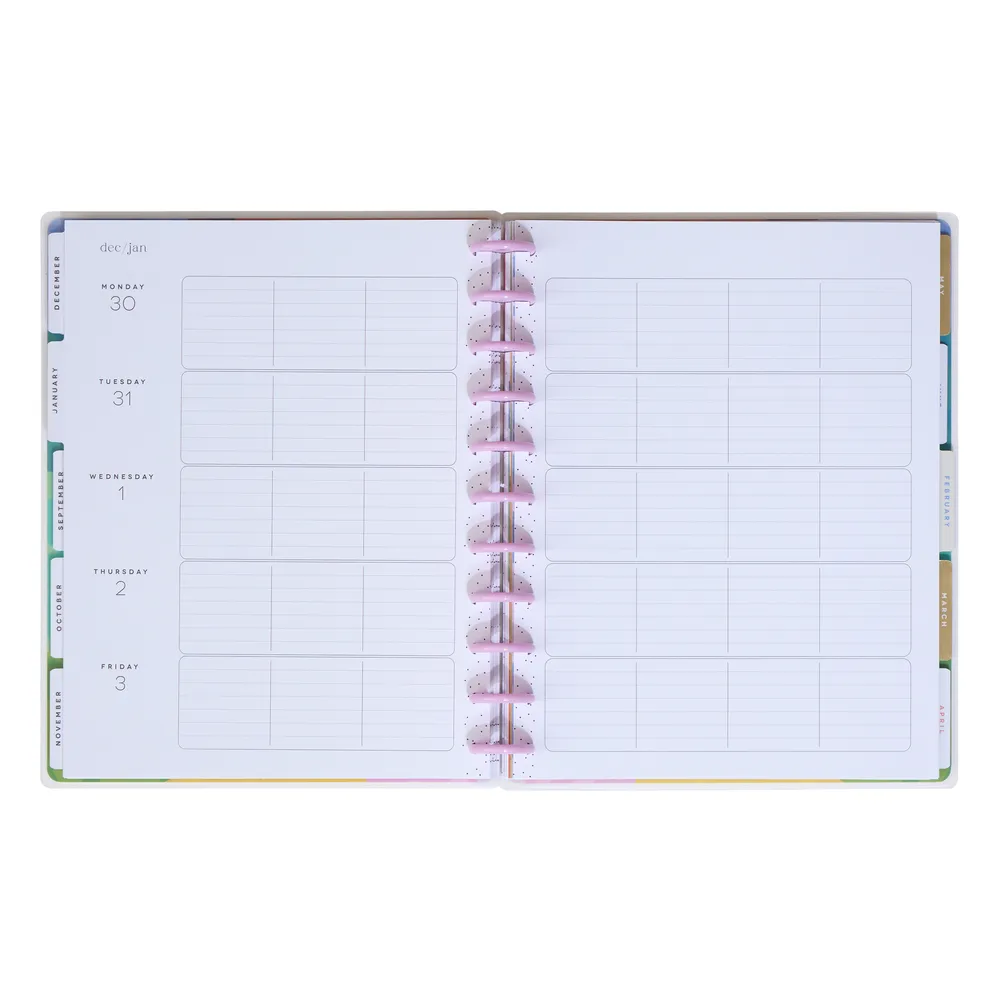 2024 Happy Teacher Happy Planner - Big Teacher Layout - 12 Months