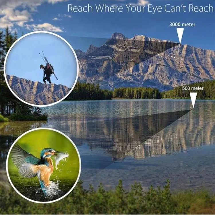 52mm Monocular Telescope | Hunting | Low Light Night Vision