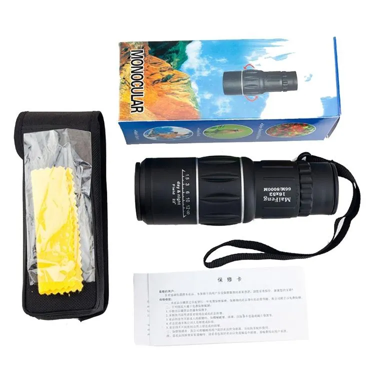 52mm Monocular Telescope | Hunting | Low Light Night Vision