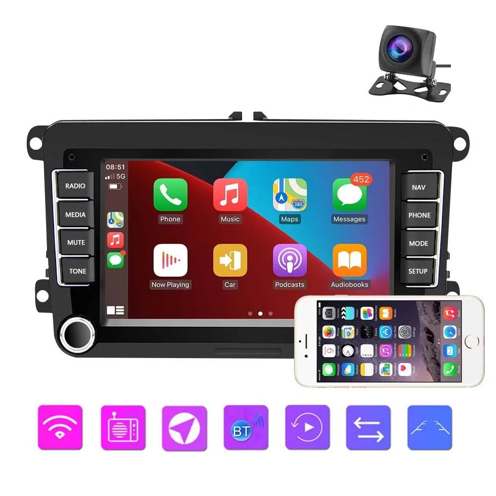 7 Inch Android Car Navigation Player   Wireless Carplay - 2   32G   Ahd Camera