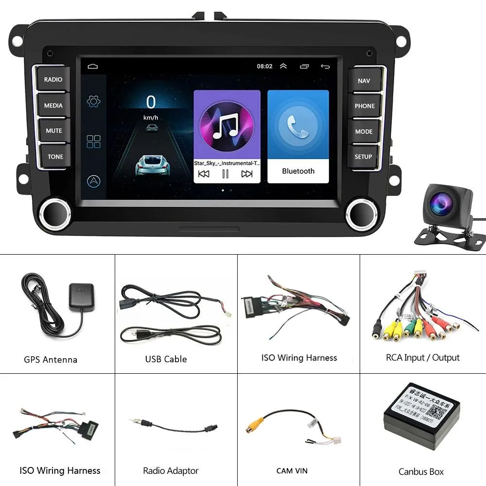7 Inch Android Car Navigation Player   Wireless Carplay - 2   32G   Ahd Camera