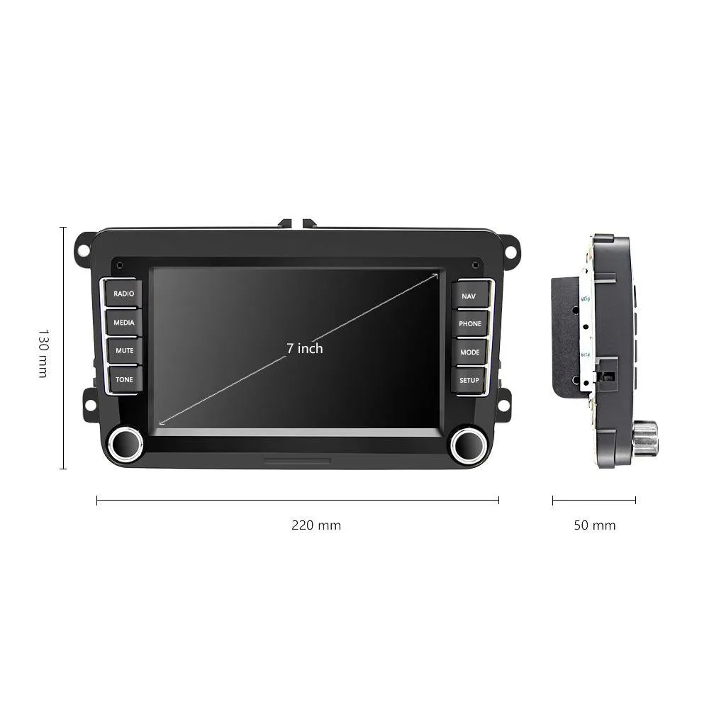 7 Inch Android Car Navigation Player   Wireless Carplay - 2   32G   Ahd Camera