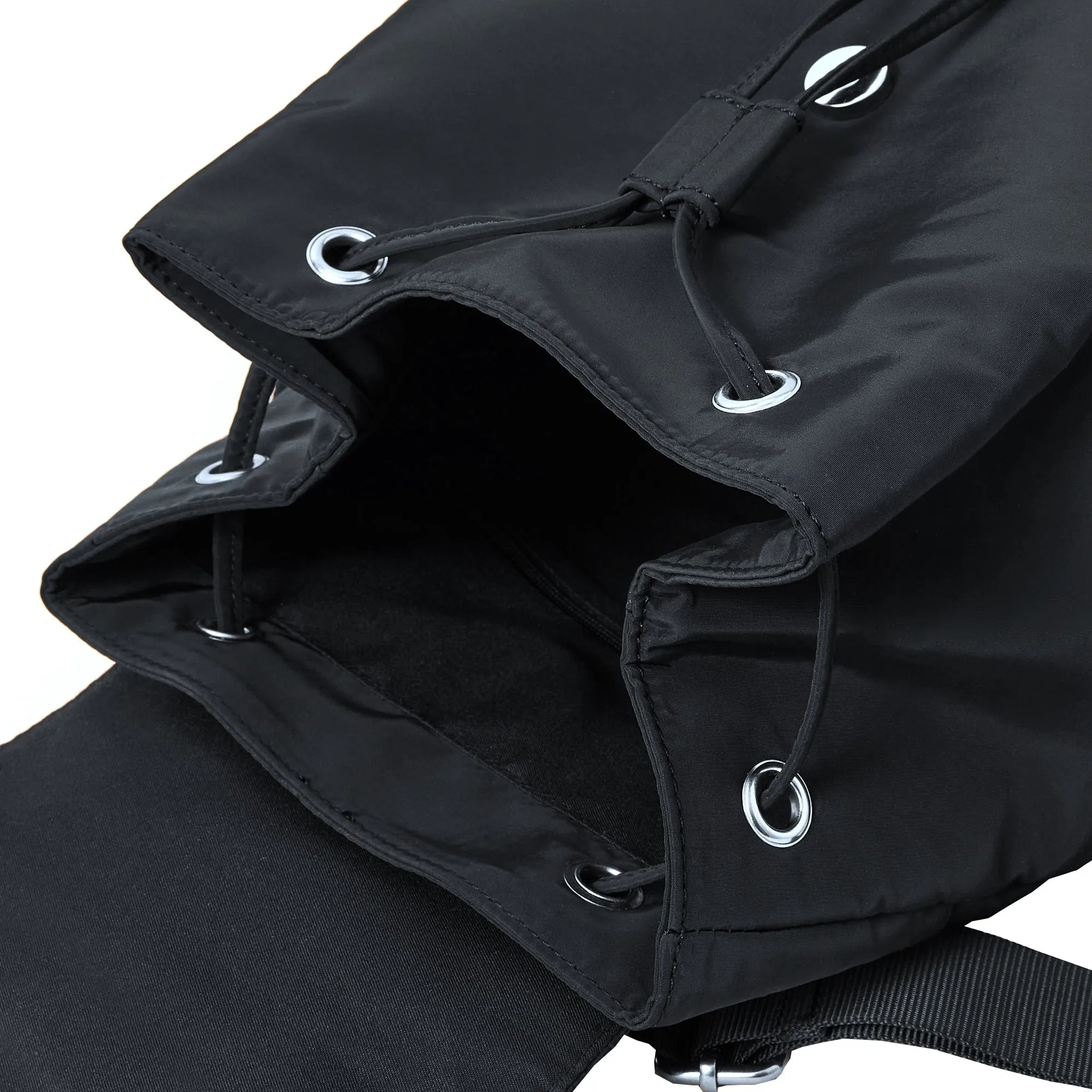 Accessorize London Women's Recycled nylon zip backpack