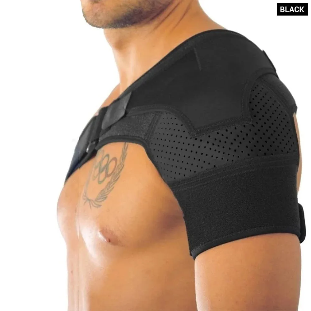 Adjustable Compression Shoulder Brace Sleeve Wrap for Pain Relief Dislocated Ac Joint