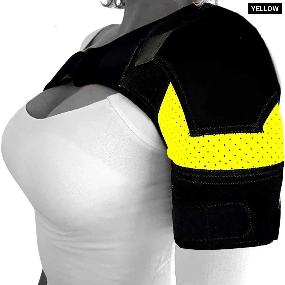 Adjustable Compression Shoulder Brace Sleeve Wrap for Pain Relief Dislocated Ac Joint
