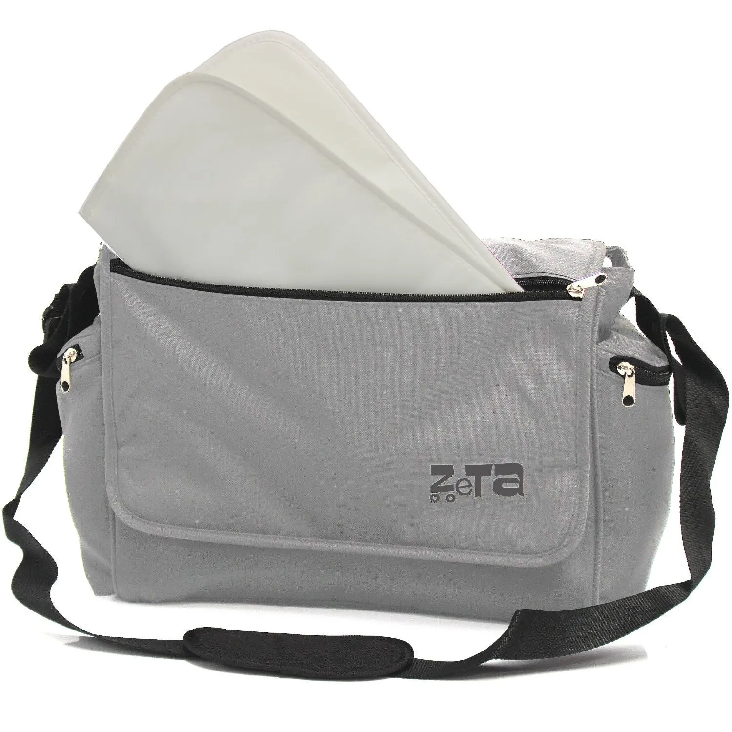Baby Travel Zeta Changing Bag - Grey  (Clearance)