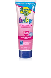 BANANA BOAT BABY SUNBLOCK LOTION SPF50 8 OZ