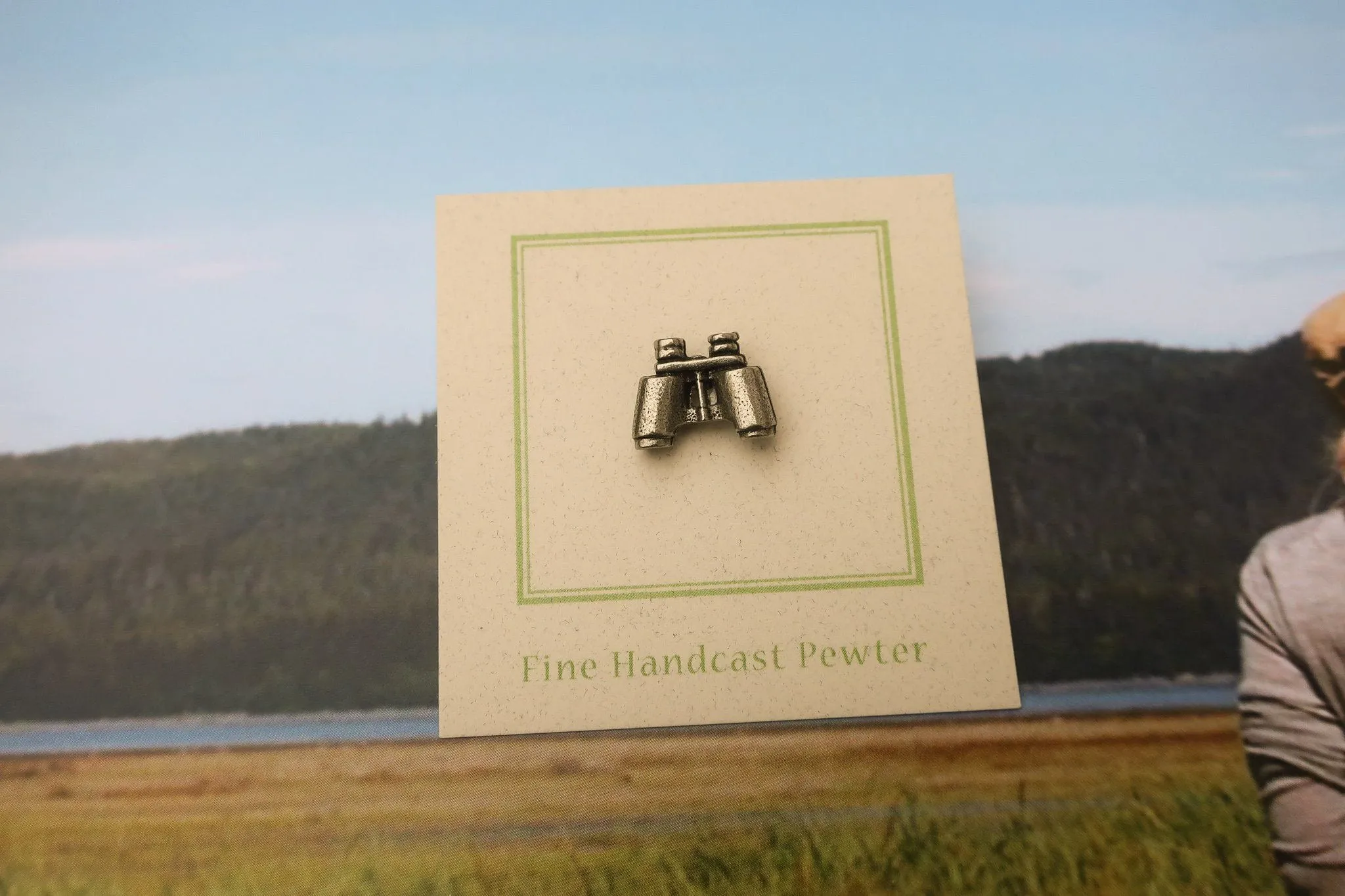 Binoculars Lapel Pin