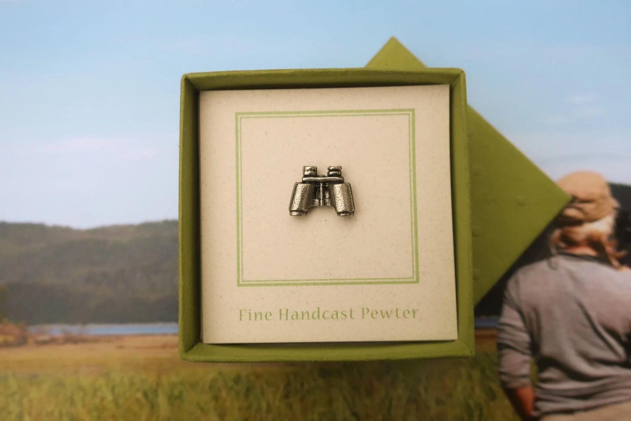 Binoculars Lapel Pin