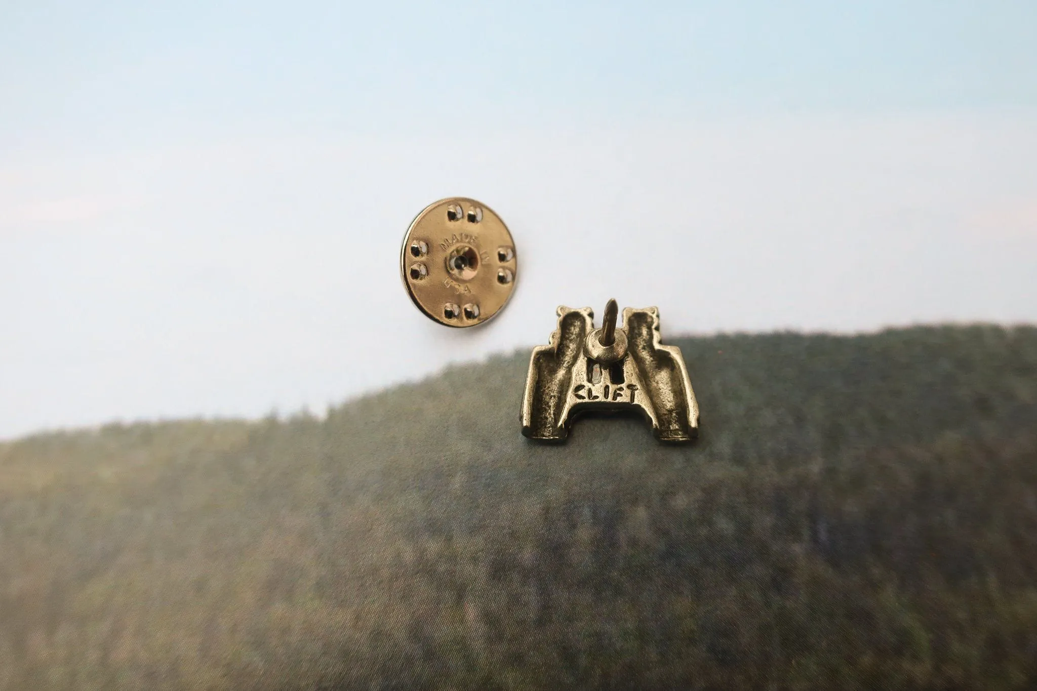 Binoculars Lapel Pin