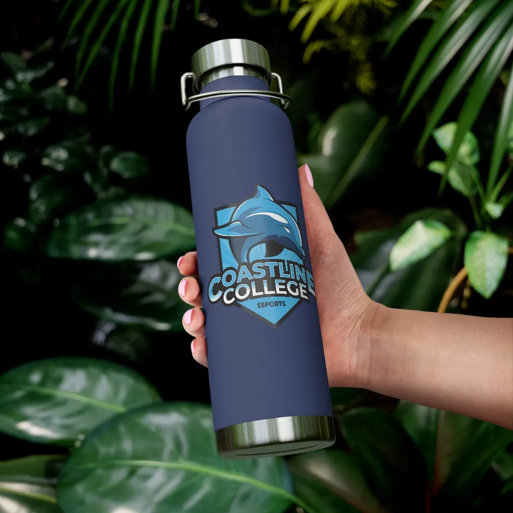 Coastline Esports Copper Vacuum Insulated Bottle, 22oz