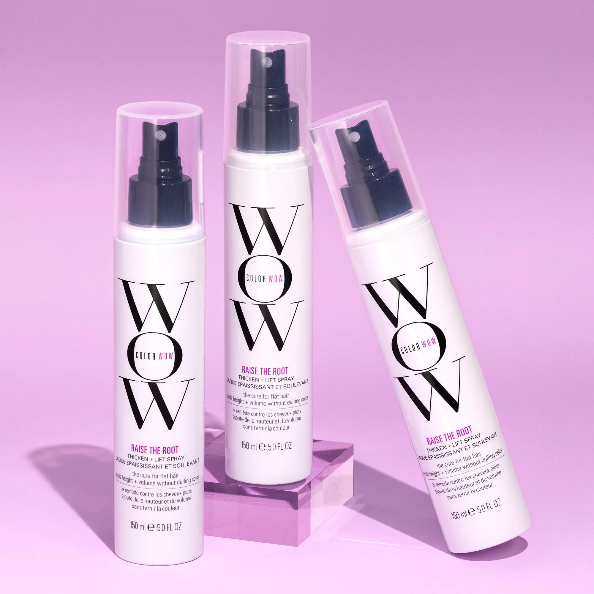COLOR WOW Raise the Root Thicken   Lift Spray – All-Day Volume for Fine, Flat Hair without dulling color