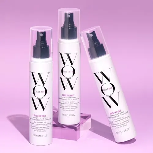 COLOR WOW Raise the Root Thicken   Lift Spray – All-Day Volume for Fine, Flat Hair without dulling color