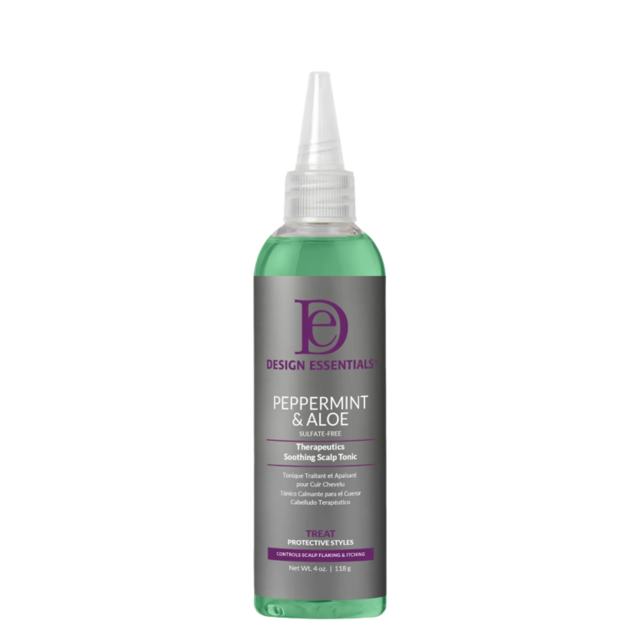 Design Essentials Classic Peppermint & Aloe Soothing Scalp Tonic 4oz