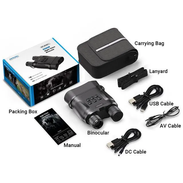 Digital Video Recorder HD Infrared Day And Night Vision Hunting Binoculars Telescope