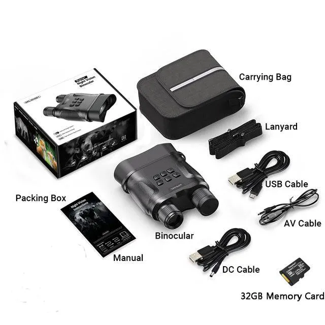 Digital Video Recorder HD Infrared Day And Night Vision Hunting Binoculars Telescope