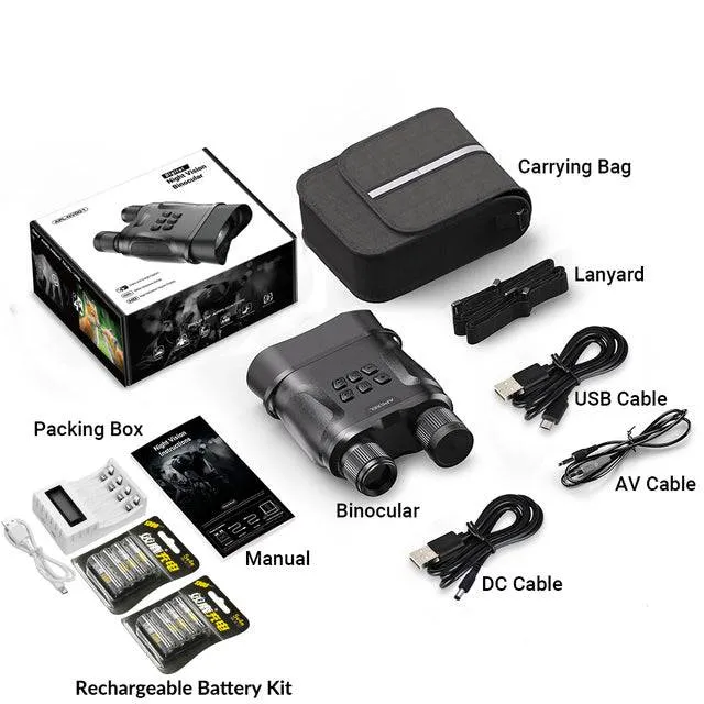 Digital Video Recorder HD Infrared Day And Night Vision Hunting Binoculars Telescope