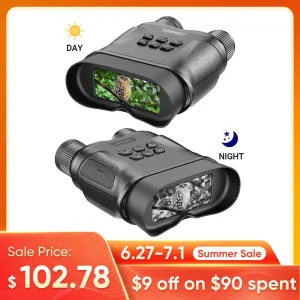 Digital Video Recorder HD Infrared Day And Night Vision Hunting Binoculars Telescope