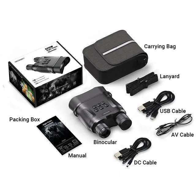 Digital Video Recorder HD Infrared Day And Night Vision Hunting Binoculars Telescope