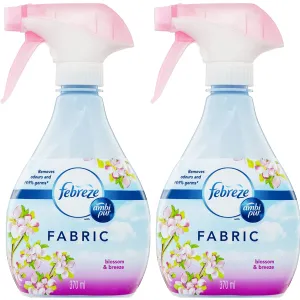 Febreze Ambi Pur Fabric Spray Blossom Breeze 370mL Pack 2