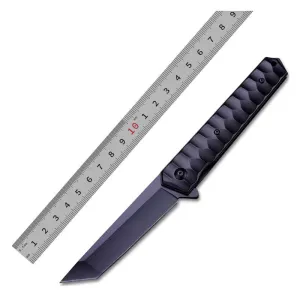 Folding Knife Survival Tactical Pocket Knife Outdoor Camping Hiking Hunting Knives For Self Defense Utility Multi Tool