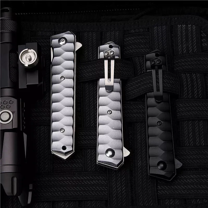 Folding Knife Survival Tactical Pocket Knife Outdoor Camping Hiking Hunting Knives For Self Defense Utility Multi Tool