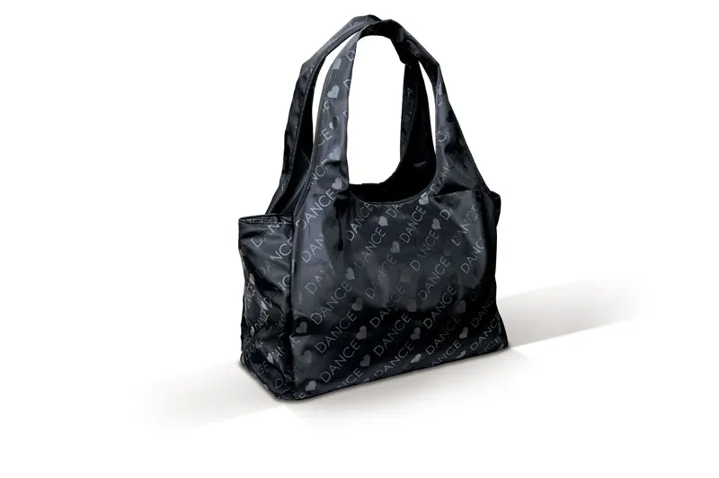 Handled Tote Bag- Black
