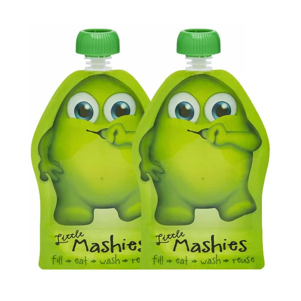 Little Mashies Reusable Squeeze Pouch - 2 pack