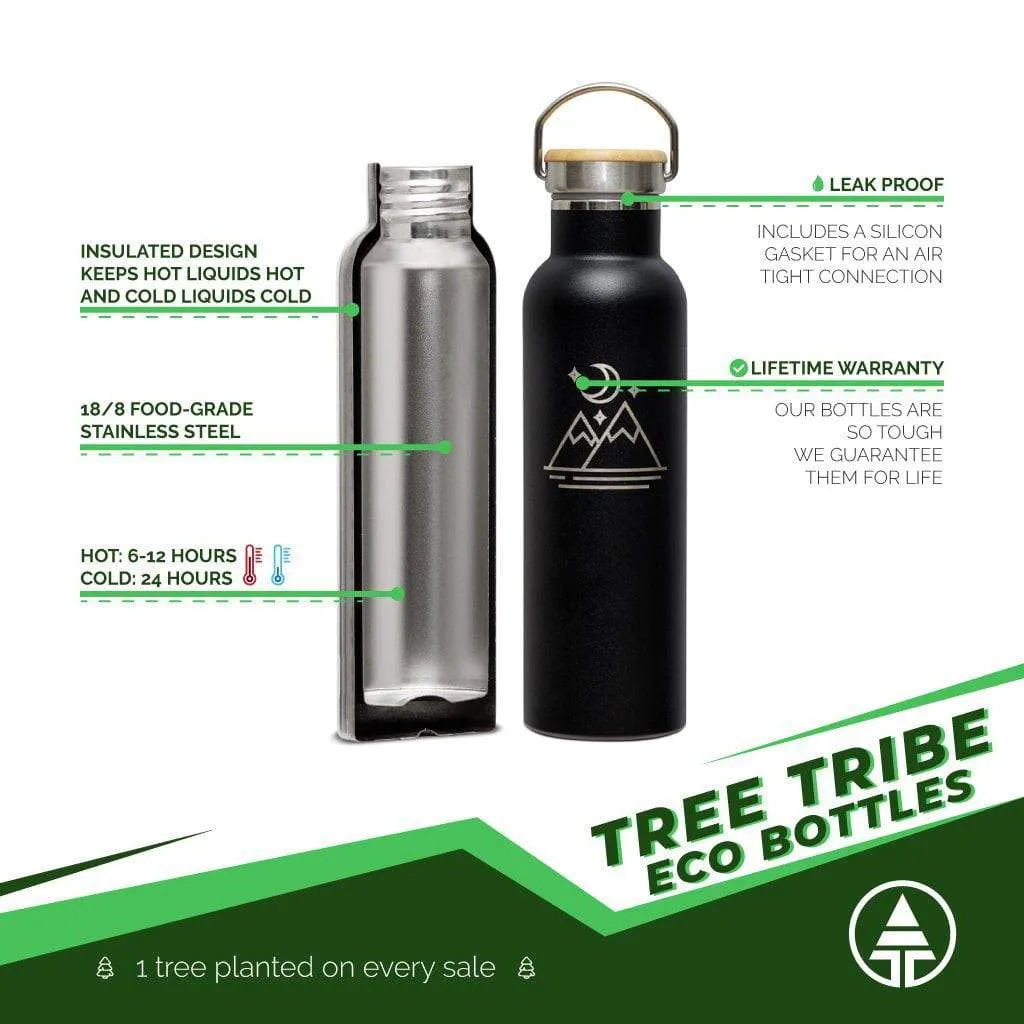 Moon and Mountains Water Bottle (20 oz)