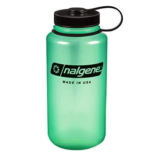 NALGENE WIDE MOUTH SUSTAIN 32OZ GLOW GREEN