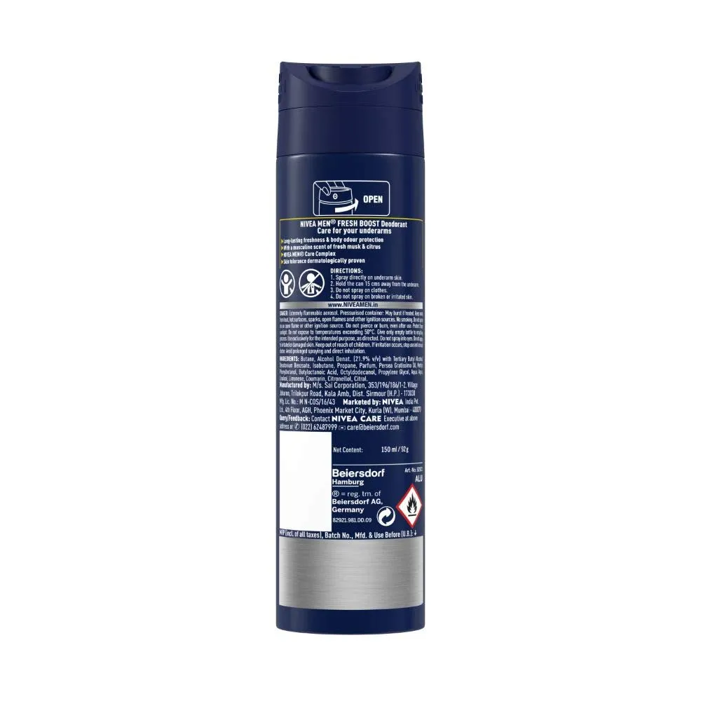 Nivea Men Fresh Power Boost Deodorant