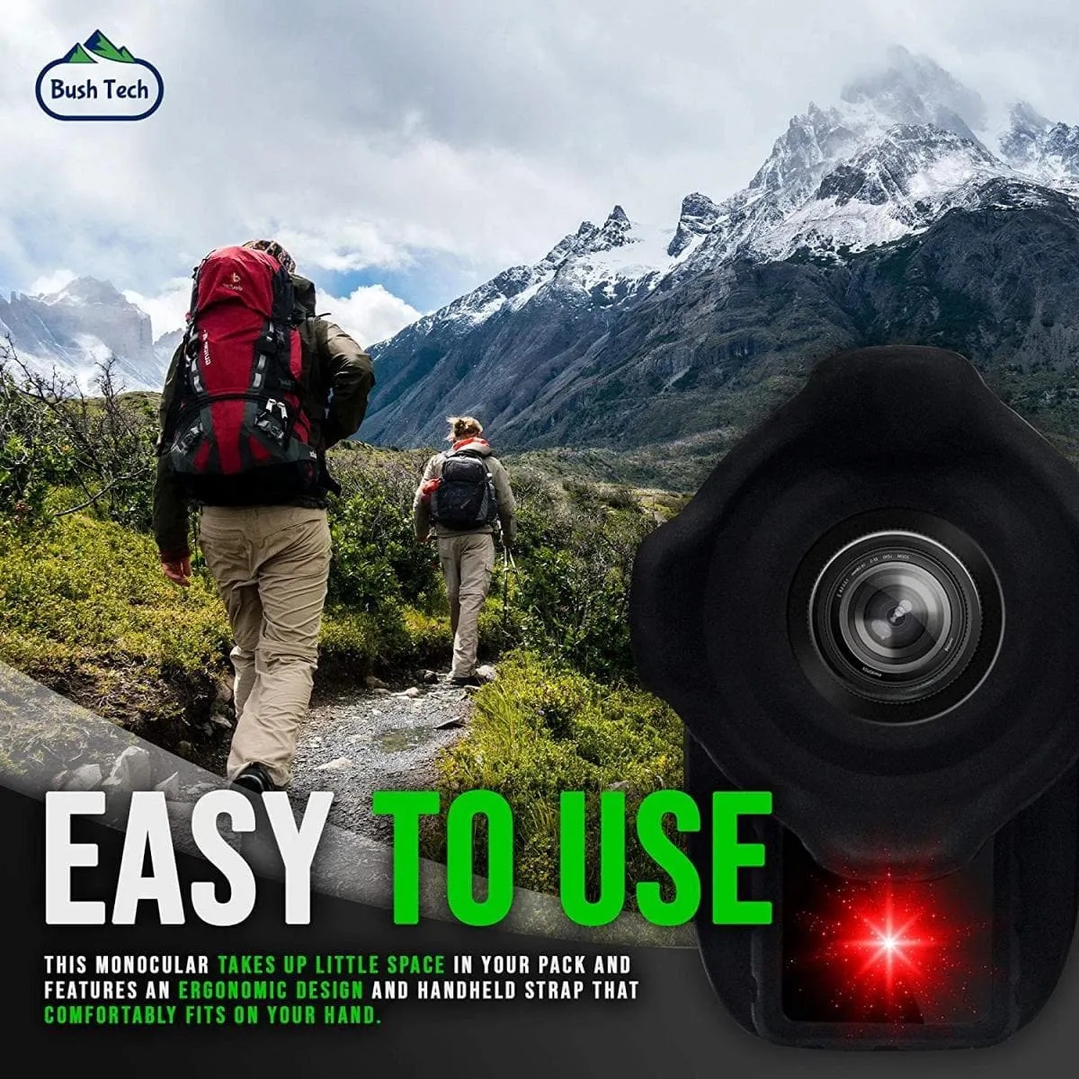 NV3185 Monocular night vision device, portable digital LCD infrared night vision device