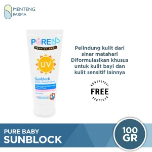 Pure Baby Sunblock SPF 25 100 gr - Sunblock Khusus Baby dan Anak