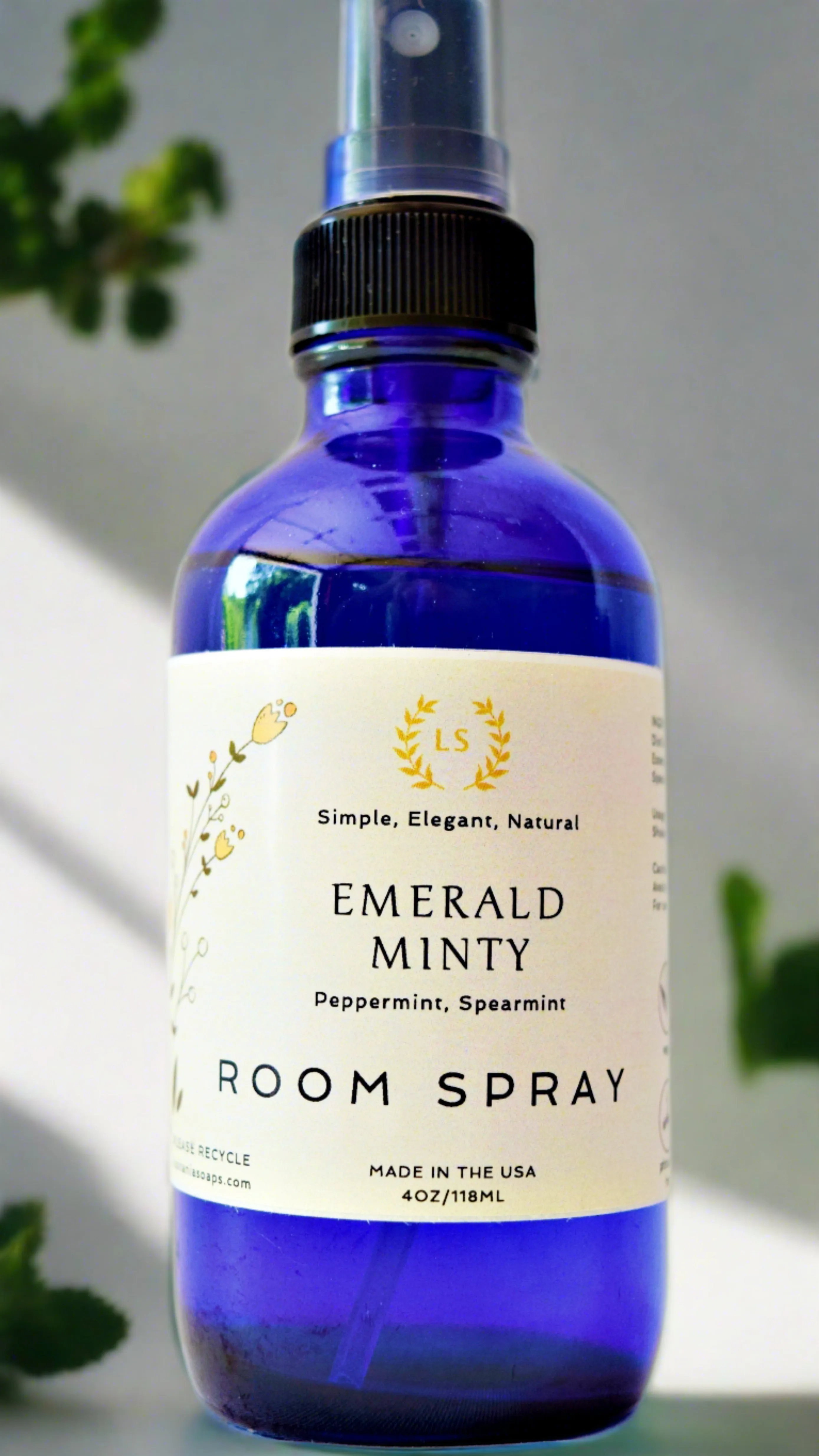 Room Spray Air Freshener |  Citrus, Holiday Cheer, Gingerbread, Peppermint, Potpourri