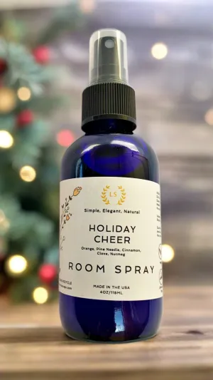 Room Spray Air Freshener |  Citrus, Holiday Cheer, Gingerbread, Peppermint, Potpourri