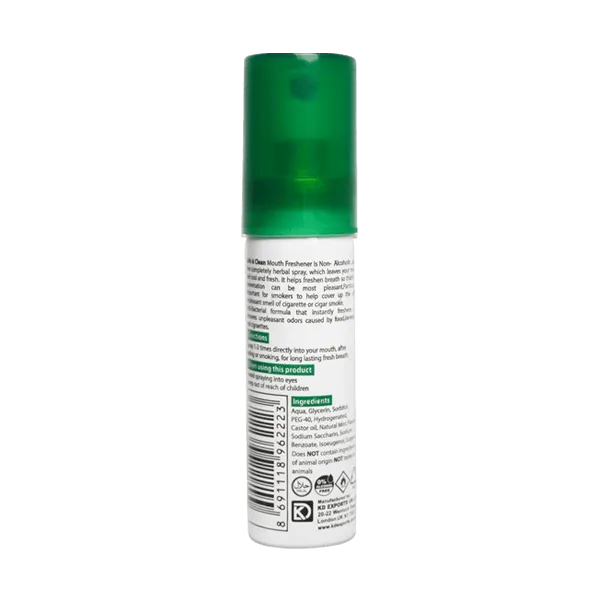 Safe And Clean Mouth Spray Cool Mint Flavour 18ml
