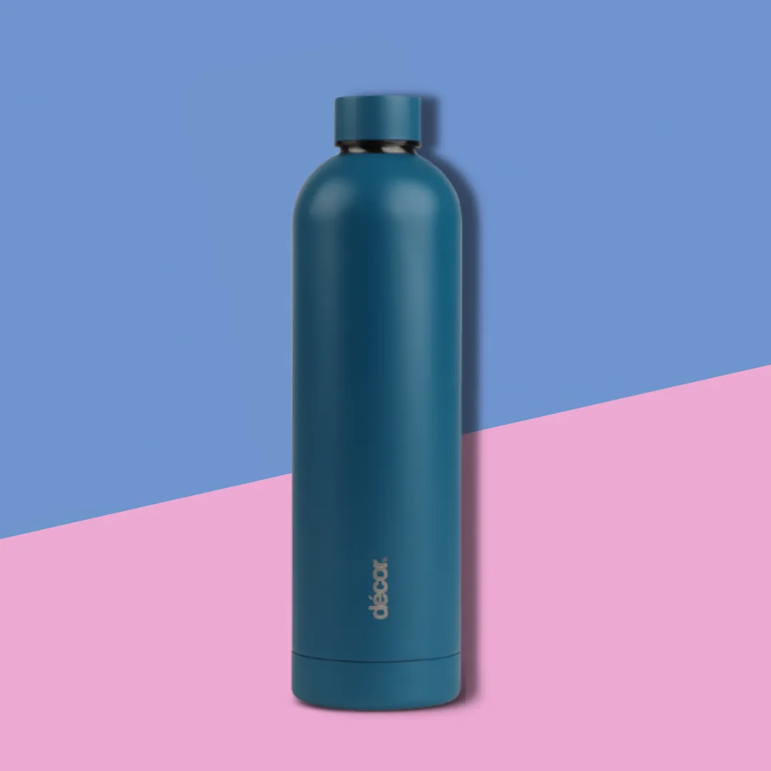 Screw Top Stainless Steel Bottle, 1L