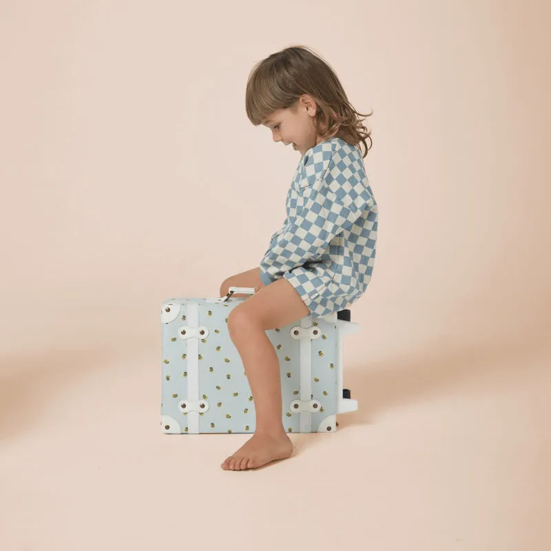 See-ya Suitcase - Blue Bee by Olli Ella