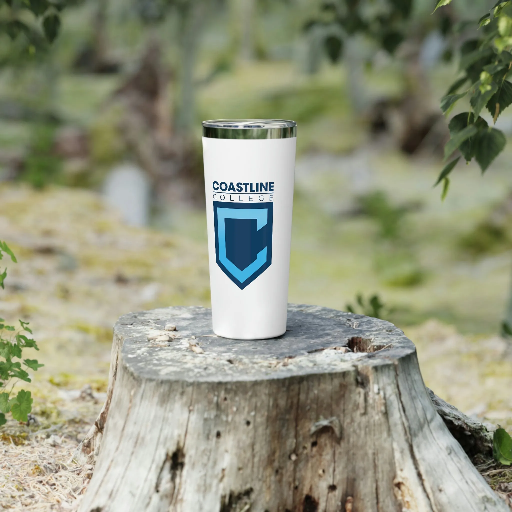 Shield Logo Copper Vacuum Insulated Tumbler, 22oz