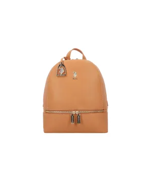 US POLO ASSN. WOMEN NEW JONES BACKPACK IN CAMEL