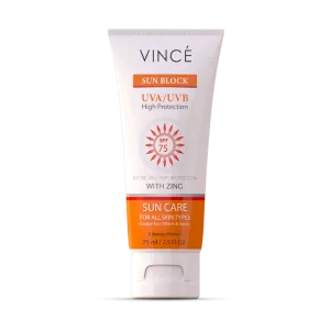 Vince Sunblock UVA & UVB High Protection 75 SPF 75ml