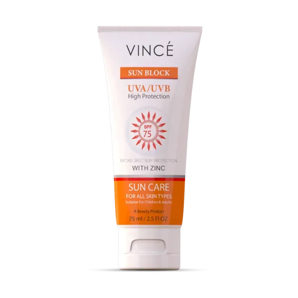 Vince Sunblock UVA & UVB High Protection 75 SPF 75ml