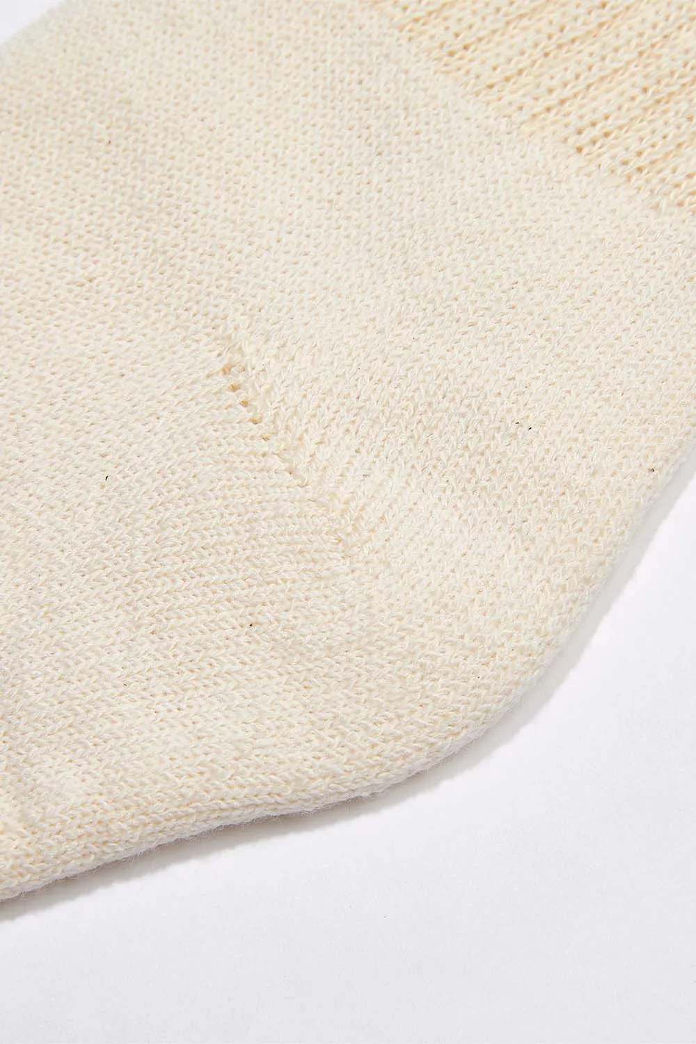 Women's 6 Pack Organic Cotton Socks Natural-White Ankle