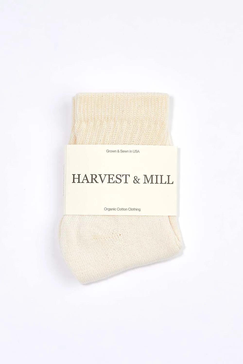 Women's 6 Pack Organic Cotton Socks Natural-White Ankle
