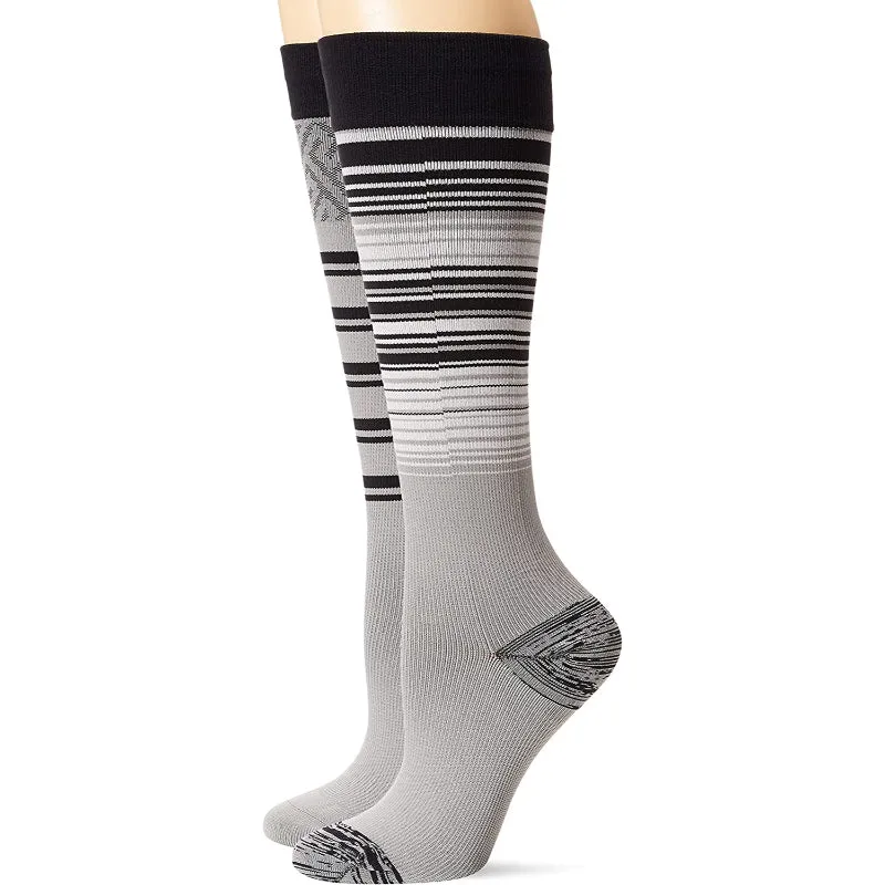 Women's Graduated Compression Knee High Socks - 2 Pair Packs